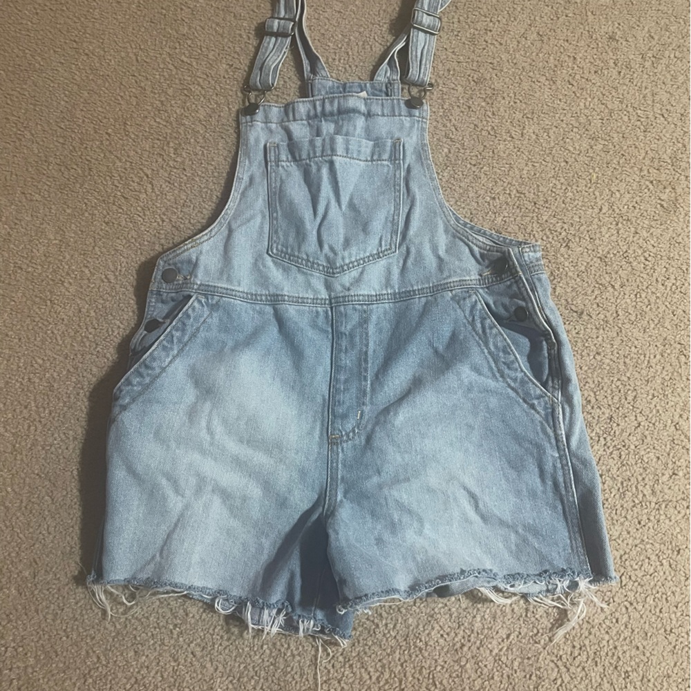 Light Blue Denim Overalls